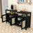 Bohemian-Style Cabinet with Ash Veneer Finish and Adjustable Shelves-1490288988