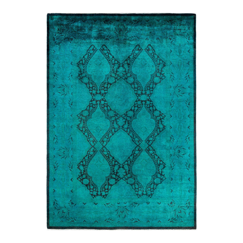 Kiyondrea One-of-a-Kind 6' 2" X 8' 10" Hand Knotted Area Rug