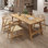 High quality solid wood table set