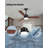  Ladena 42" Downrod Matte Black Ceiling Fan with LED Light and Remote Control