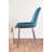 Eubanks High Gloss 4 Seat Rectangular Dining Table Set with Velvet Upholstered Dining Chairs-183992065