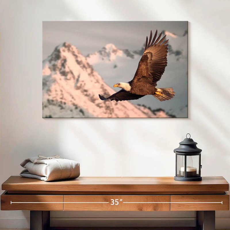 Brampt Majestic Bald Eagle, 16" H x 24" W
