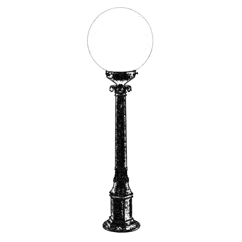 Aarjan Frosted Lamp Post (Full)