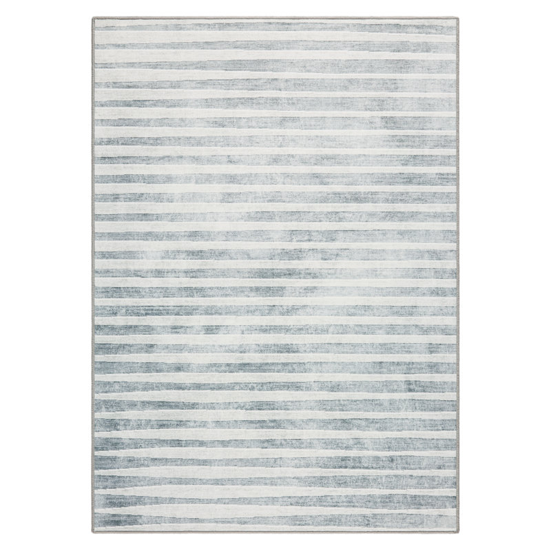 Tapis lavable à la machine avec technologie AirFlo EVERWASH Haven, Gris multi, 5 x 7