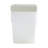 Wham Clip 5x 13.2L Square Plastic Storage Boxes with Secure Clip Lock Lids. L:39.5 x W:39.5 x H:12cm Clear/Green Milieu/Stone-107097832