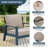 Anzla 2 - Person Patio Conversation Set with Cushions