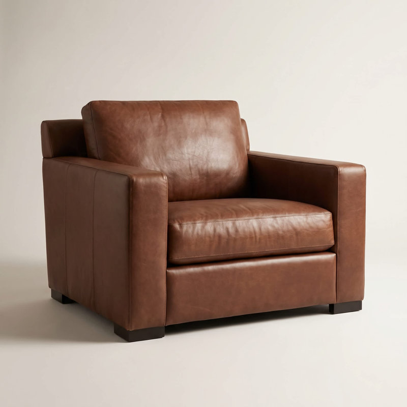 Fauteuil en cuir