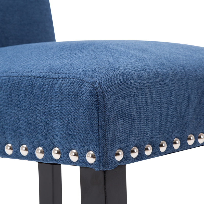 Chaise rembourrée Upslope, Bleu