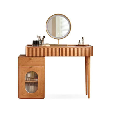 Makeup Vanity with Light mirror,3 drawers
