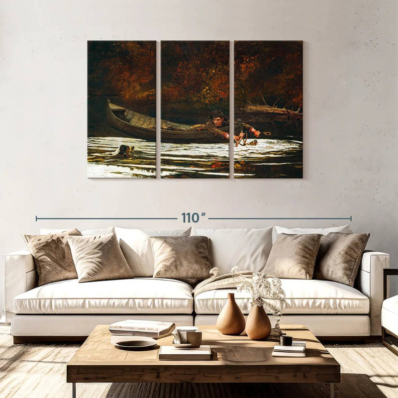 Hound And Hunter, 48" H x 74" W