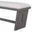 Ensemble de table de salle à manger 6 pièces pour 6, table de cuisine en bois de 60 po et 4 chaises avec banc et base en tréteaux pour la cuisine et la salle à manger-2131391140