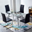 Chaise d'appoint en similicuir