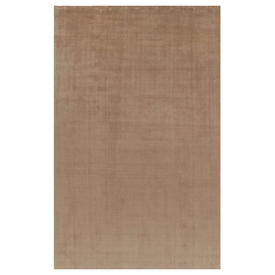 Textural Hand Knotted Silk Area Rug