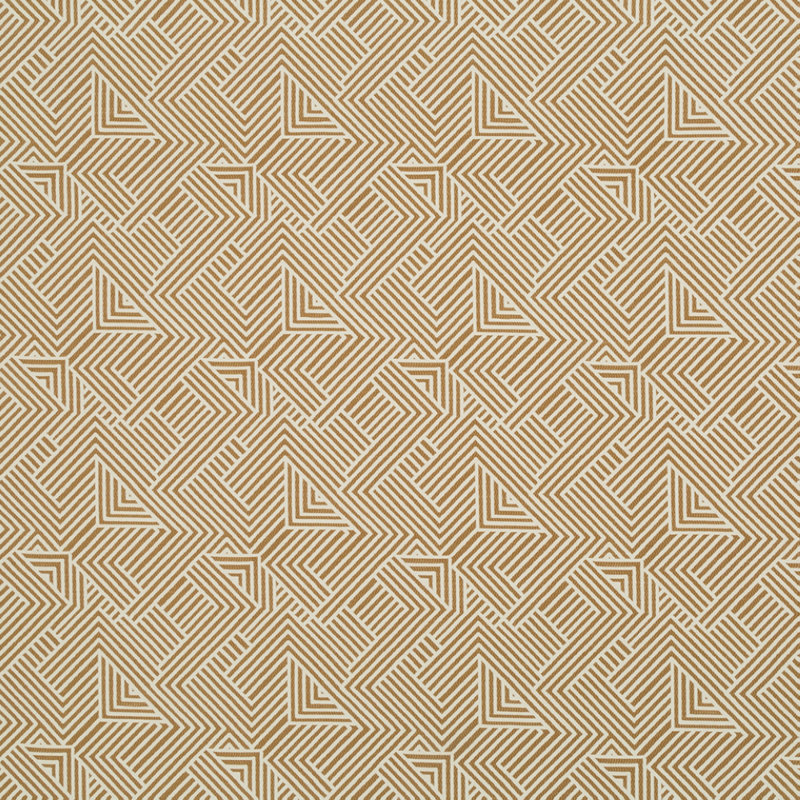 Tissu labyrinthe plié, Ambre