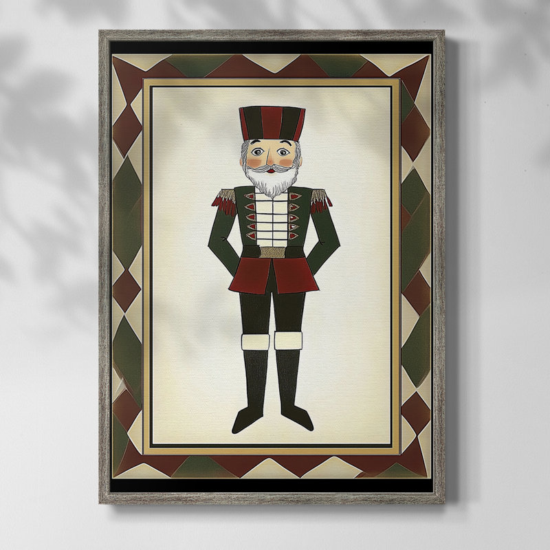 Christmas Holiday Art LXII Framed Print - Solid Wood, 21" H x 17" W