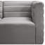 Canapé modulaire en velours réversible de 126 po de largeur Enso-485253601