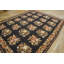Vintage Needlepoint Chinese Allover Geometric Flat Weave Rug