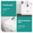 13.6X11.6 Inch Rectangle White Ceramic Wall Mount Bathroom Sink, Stain , Low Water Absorption, Floating Style, Mounting Accessories Mounted Sink With Single Faucet Hole, Acid Smooth Surface, Modern