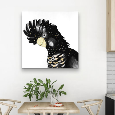 Cockatoo parrot - 32"x32" art on canvas