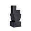 Cubist Bookend Two - Black