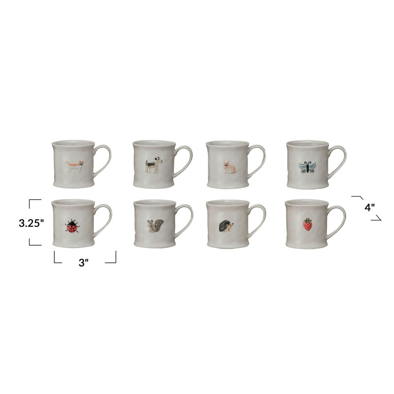 Eclectic Fauna Stoneware Mug