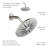 Ian Multi Function Adjustable Shower Head-53882262