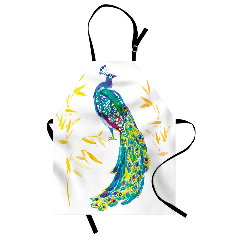 No Pattern Bib Apron
