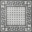 Carreau de mosaïque en porcelaine de 8,3 / 4 po x 8-3 / 4 po Gotham