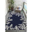 Tapis touffeté à la main à motif floral Bellavia-356693194