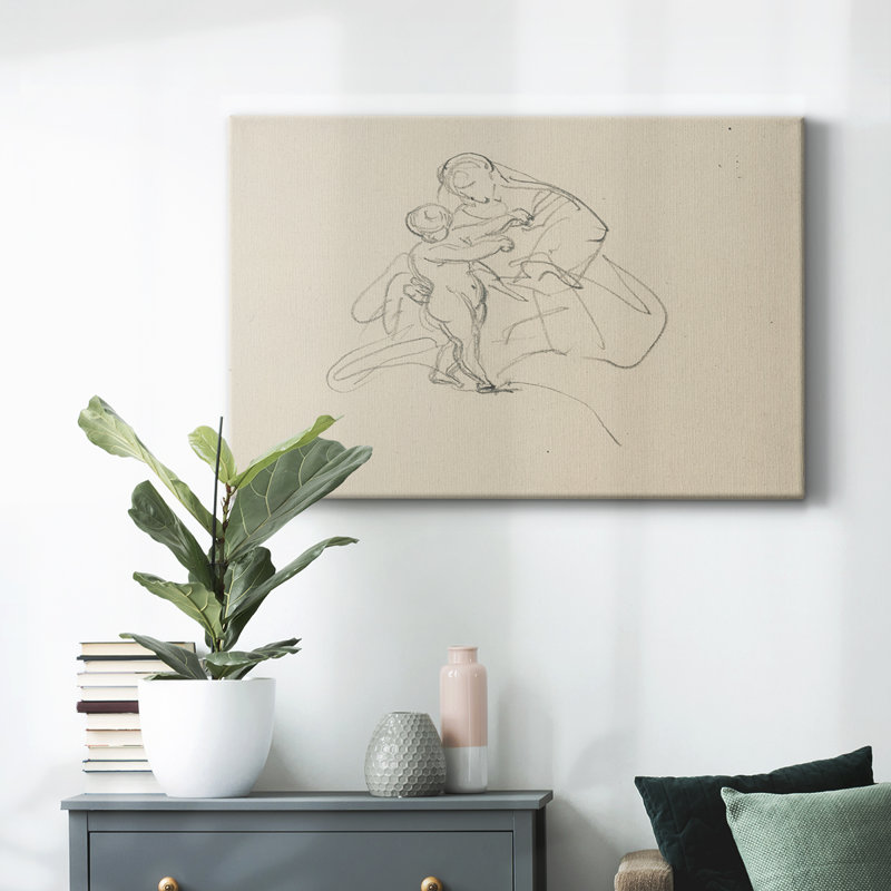 Paysage rétro-Dxliii, H 33 po x l 49 po x P 1,5 po, Toile tendue