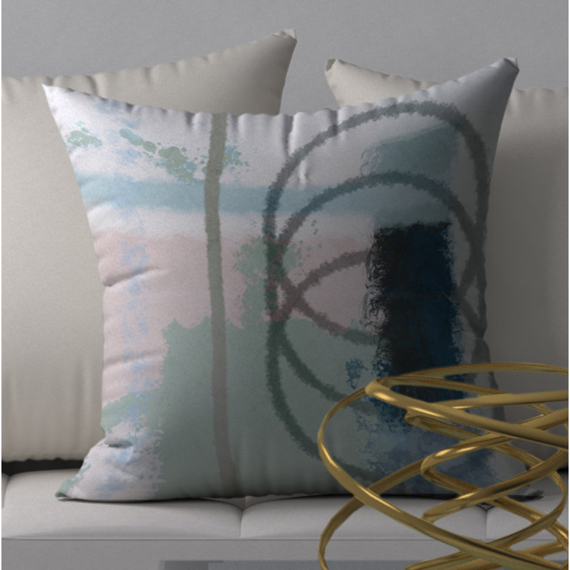 Housse de coussin décorative carrée de luxe, 24 po x 24 po