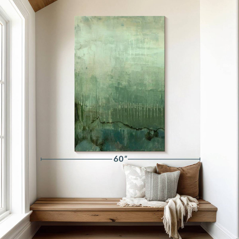 Avery Emerald Sky I, 51" H x 34" W