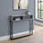 Metal X Frame Console Table with Open Shelves-2001785307