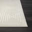 Tapis d'intérieur / extérieur à motif géométrique moderne à motif géométrique ivoire Michella Performance-1098277700