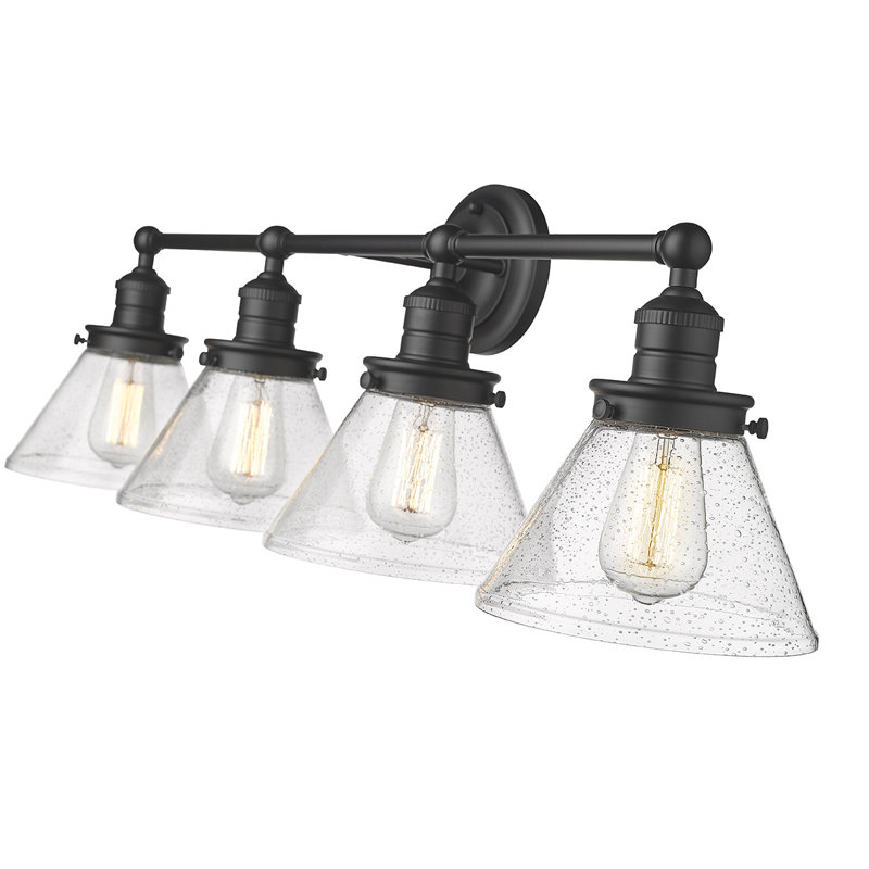 Rennes 4 - Light Dimmable Vanity Light, Matte Black