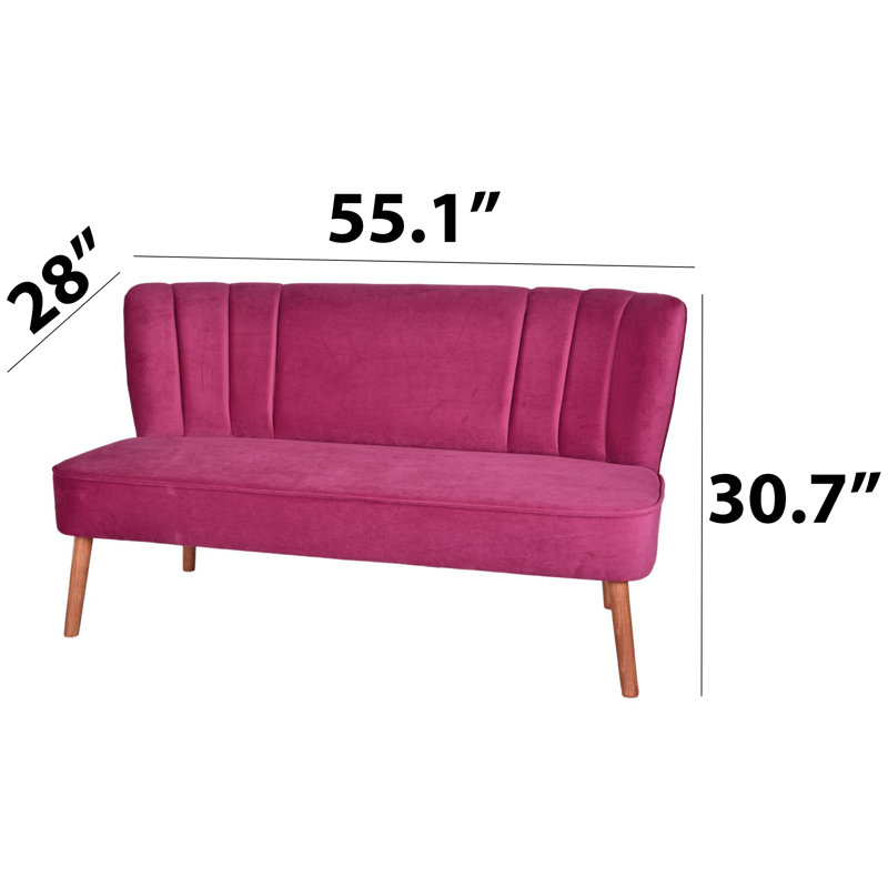 Canapé 2 places, Mauve