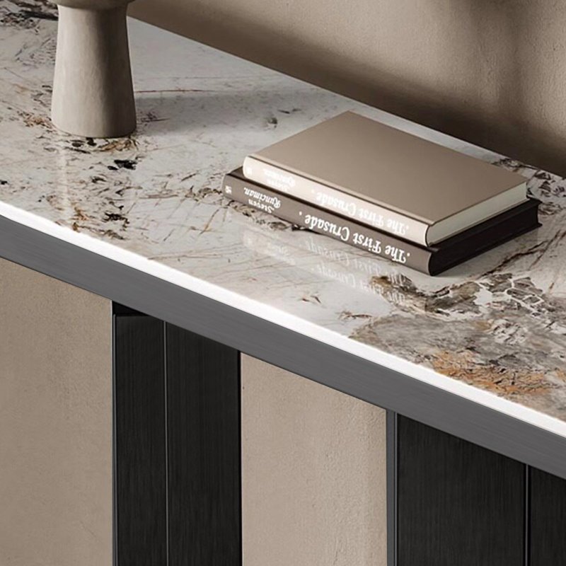 Console luxueuse et moderne de style italien, 33.5" H x 47.2" W x 13.8" D