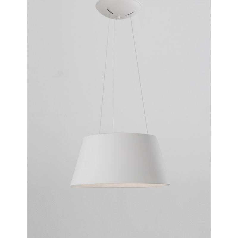 1 - Light LED Cone Pendant, White