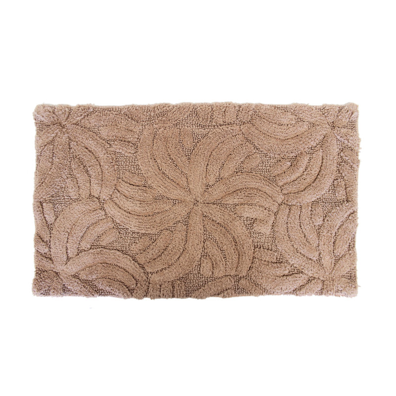 Tapis pour salle de bain Kwong, Brun
