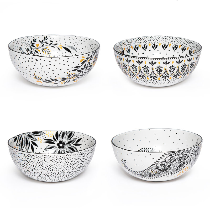 Sara Miller, Artisanne Noir - Medium Bowls