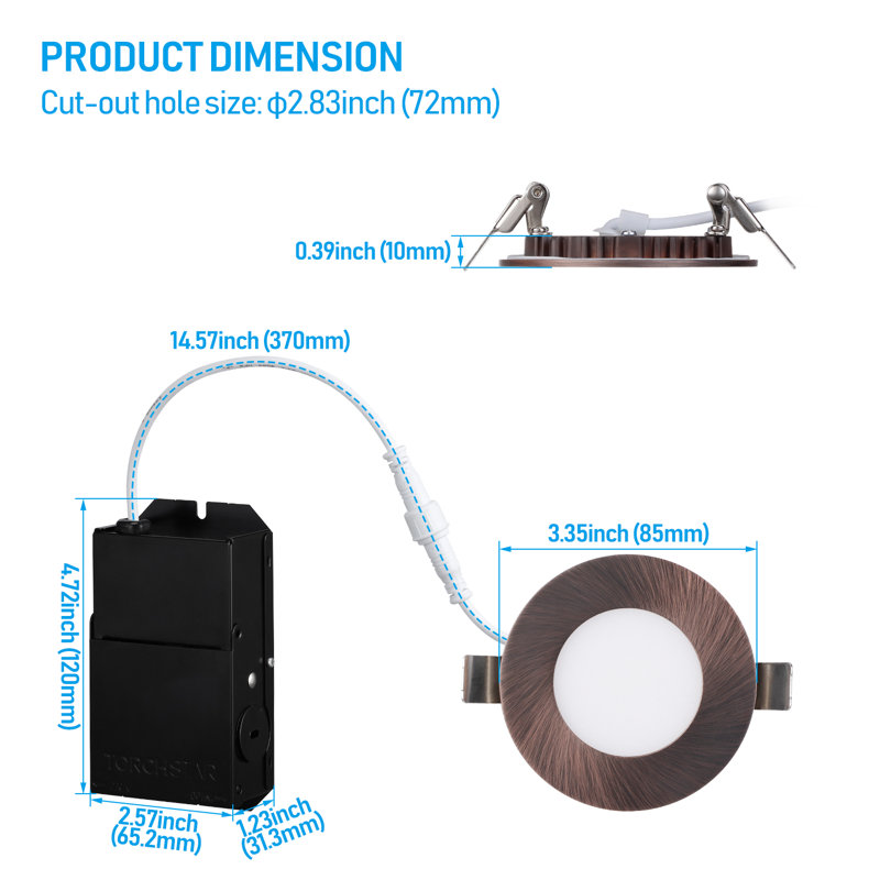 3" LED Recessed Lighting Kit