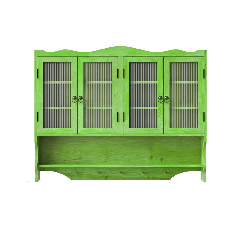 Armoire murale 39,4 "pour la cuisine, Vert