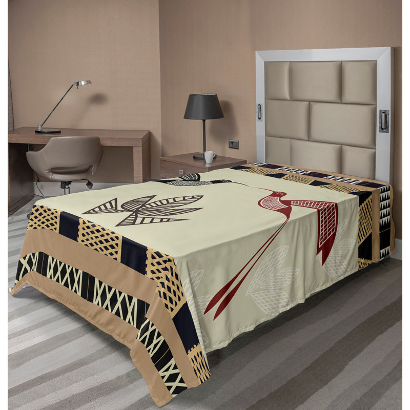 Drap plat Ambesonne, Drap plat pour lit simple
