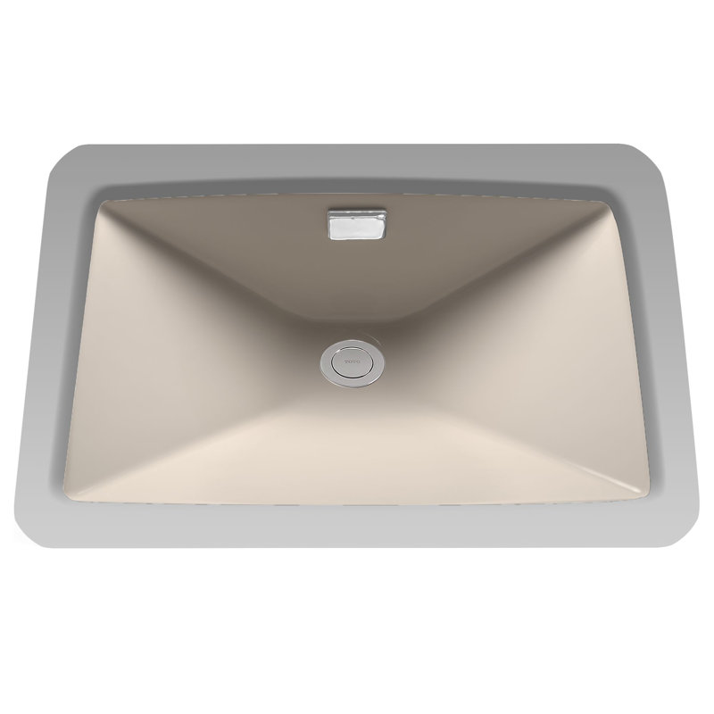 TOTO® Lloyd® Rectangular Undermount Bathroom Sink, Bone, Bone