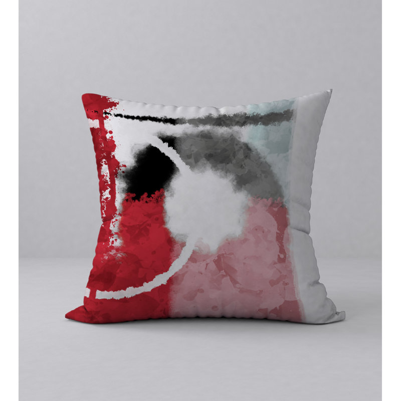 Housse de coussin décorative carrée naturelle moderne/insert, 18 po x 18 po