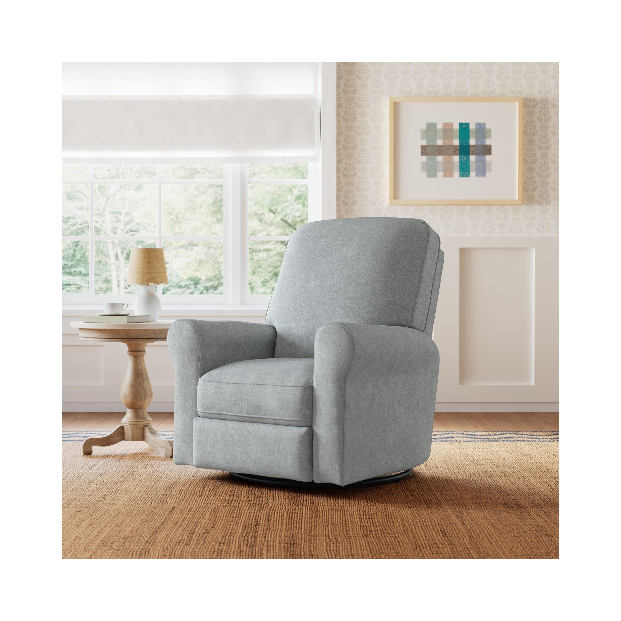 Altair Recliner, Dove Grey Performance