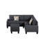 Canapé modulaire 6 pièces rembourré-85286233