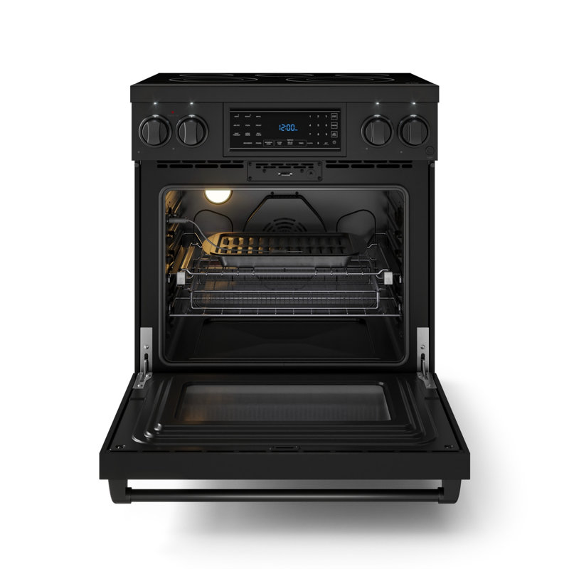 Gordon Ramsay by THOR Kitchen 30 Inch Professional Electric Range with Tilt Panel Touch Control , Matte Black