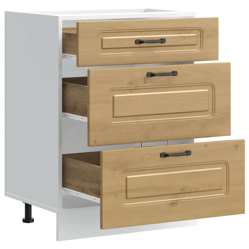 Badriya Standard Base Cabinet, Artisan Oak