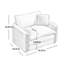 Velours côtelé brun clair avec deux chaises simples - Qualité rehaussante de la vie de chambre à coucher et de bureau sophistiquée: 2 chaises, pour